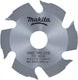 Makita toebehoren - freesschijf voor hout, 100x22,2 mm, 6 tanden b-20644
