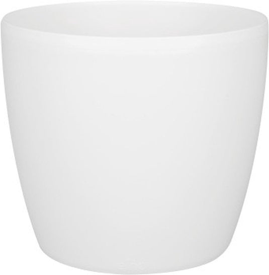 Elho brussels rond 30 - bloempot voor binnen - ø 29.5 x h 27.1 cm - wit