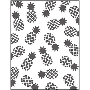 Embossing folder , ananas, afm 11x14 cm, dikte 2 mm, 1 stuk
