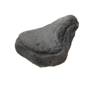 zadelhoes 26 x 24 cm schapenvacht antraciet