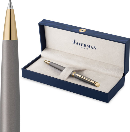 Waterman hémisphère balpen | de subtiele versie | steengrijs | medium punt | met geschenkdoos