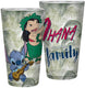 Lilo stitch waterglazenset - disney lilo and stitch - groot - 400 ml - 2 glazen - waterglas