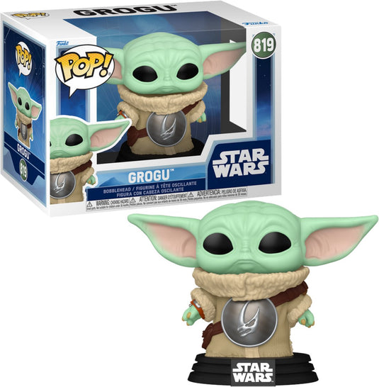 Funko star wars grogu vinylfiguur 819 unisex pop! - neutraal - standard