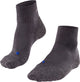 Falke tk2 cool short anti-blaar dik lyocell functioneel materiaal wandelsokken dames grijs - maat 41-42