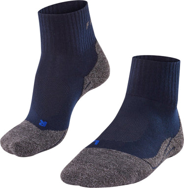 Falke tk2 cool short anti-blaar dik lyocell functioneel materiaal wandelsokken heren blauw - maat 42-43