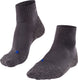 Falke tk2 cool short anti-blaar dik lyocell functioneel materiaal wandelsokken heren grijs - maat 44-45