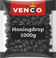 Venco honingdrop - zoete drop - 1000g