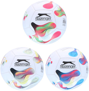 Slazenger voetbal maat 2 - kinder voetbal - recreatieve bal met abstract design - 1 willekeurige kleur