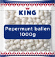 King - pepermunt ballen - 1kg