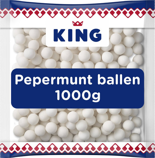 King - pepermunt ballen - 1kg