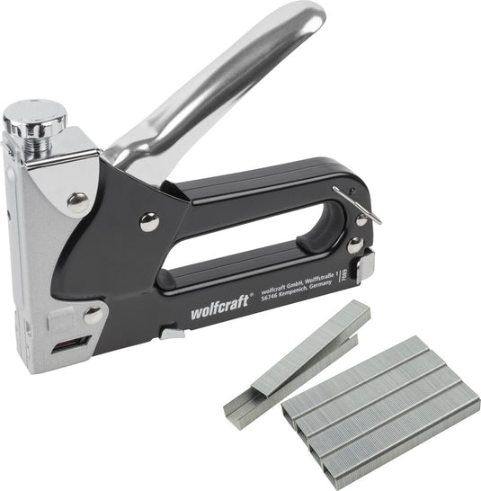 Wolfcraft - handtackerset - nietpistool inclusief 1000 nietjes - tacocraft 7 - 7089000