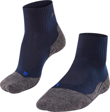 Falke tk2 cool short wandelsokken anti blaren, medium padding functioneel garen sportsokken dames blauw - maat 39-40