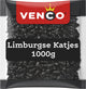 Venco - limburgse katjes - zoete drop - 1000g