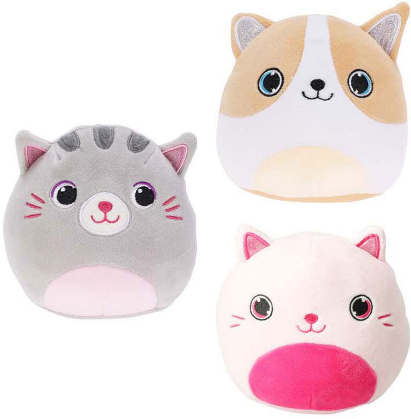 Afbeelding laden in galerijviewer, Koopman pluche dieren knuffel bolvormig 14 cm multi kleuren speelgoed.
