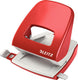 Leitz nexxt metalen bureau perforator - perforeert tot 30 vel - voor mappen en ringbanden - rood