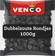Venco dubbel zoute rondjes - zoute drop - 1000g