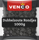 Venco dubbel zoute rondjes - zoute drop - 1000g