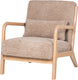 Woood mark fauteuil - chenille - zand - 75x67x82