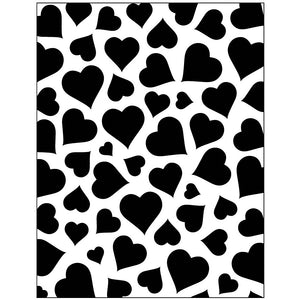 Embossing folder , harten, afm 11x14 cm, dikte 2 mm, 1 stuk