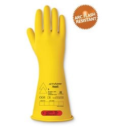 Werkhandschoenen ansell activarmr electrical maat 10 geel