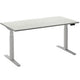 Zit-sta-bureau ceha ade2plhl189q9016w wit melamine, metaal