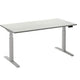 Zit-sta-bureau ceha ade2plhl208q9016w wit melamine, metaal