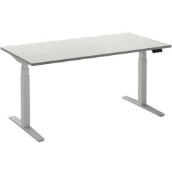 Zit-sta-bureau ceha ade2plme128q9016w wit melamine, metaal