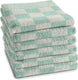 Ddddd - 6x keukendoek - barbeque - 50x55 cm - pastel groen - set van 6 stuks