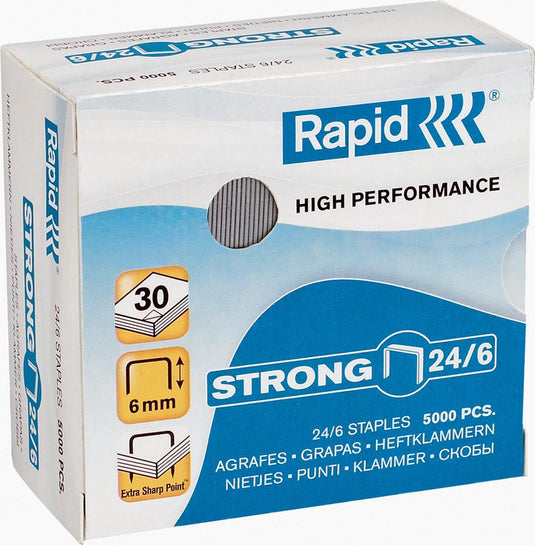 Rapid nieten 24 6 gegalvaniseerd strong 5000 stuks