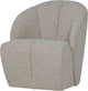Woood mojo draaifauteuil - bouclé - ecru melange - 75x68x77