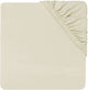 Jollein - baby hoeslaken boxmatras jersey (ivory) - katoen - hoeslaken box - 75x95cm