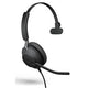 Headset jabra evolve2 40 zwart
