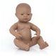 Miniland babypop - latijns meisje 40cm - met vanillegeur - waterdicht - 10 maanden