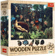 Trefl houten puzzel kunst henri rousseau 200 stukjes legpuzzel.