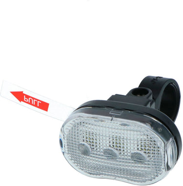 Dresco fietsverlichting - fietslamp classic - led koplamp zwart