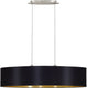 Eglo maserlo - hanglamp - 100 cm - zwart goud