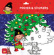 Clavis joy kleurposter heksje mimi viert kerstmis