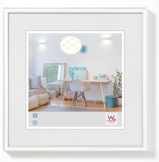 Walther new lifestyle - kunststof lijst - fotoformaat 30x30 cm - wit