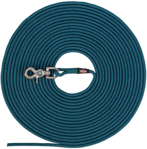 Trixie hondenriem sleeplijn rond zonder handlus petrol blauw
