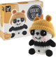 Craft id haakpakket panda met mutsje