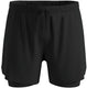Odlo zeroweight 5 inch 2-in-1 hardloopshort 2.0 - mannen - - xl
