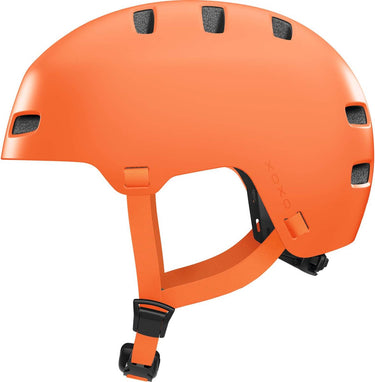 Abus fietshelm xoxo mono orange s - 51-55 cm - oranje - geschikt voor gebruik op elektrische fietsen - stadsfietsen - 370 g