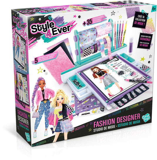 Merkloos sans marque fashion designer studio creatief speelgoed mode ontwerpen knutselset.