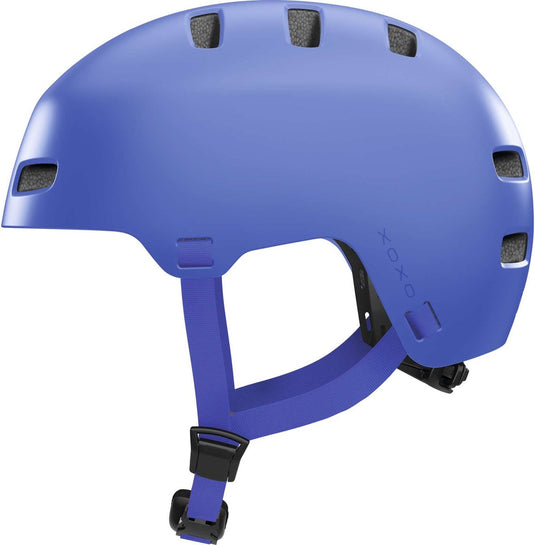 Abus fietshelm xoxo mono blue l - 57-61 cm - blauw - geschikt voor gebruik op elektrische fietsen - stadsfietsen - 440 g