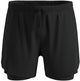 Odlo zeroweight 5 inch 2-in-1 hardloopshort 2.0 - mannen - - s