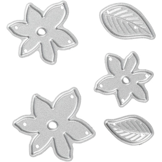 Stans- en embossing mallen, kleine planten, afm 2-5x1,2-5 cm, 1 stuk