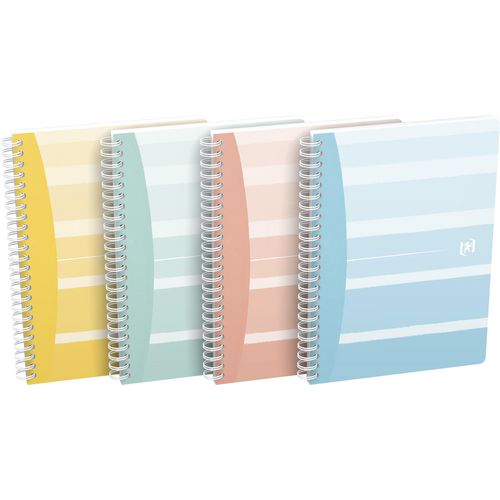 Notitieboek oxford 400154311 a5 multikleur pak 6 stuks