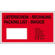Paklijst enveloppen raja pcl15lr 165 mm pe, siliconepapier