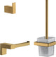 Plieger altea toiletset – wandmontage – compleet – geborsteld goud