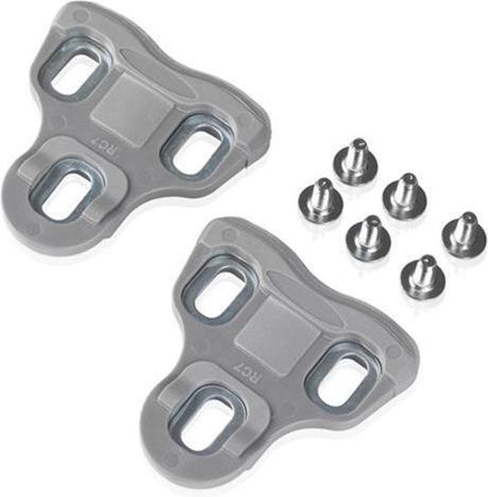 Xlc pd-x07 schoenplaatjes look keo pedalen - speling 9° - grijs